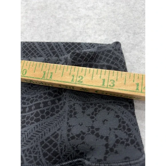 Athleta Salutation Textured Jogger Pants Womens M Petite Gray Paisley Stretch Yo - Picture 4 of 14